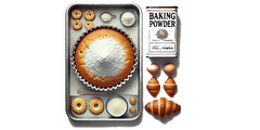 Baking powder - μαγειρική ζαχαροπλαστική / πρώτες ύλες