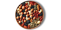 Healthy snack mix - ξηροί καρποί / ωμοί