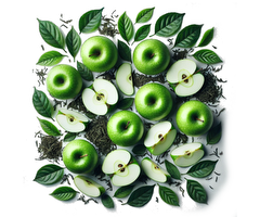 πράσινο τσάι με μήλο - τσάι / πράσινο τσάι